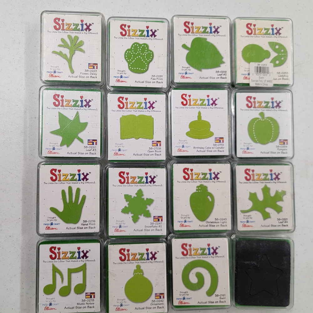 Sizzix Green Craft Die Collection